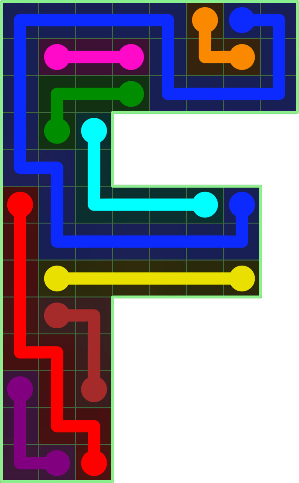Flow Free 3936 Solution