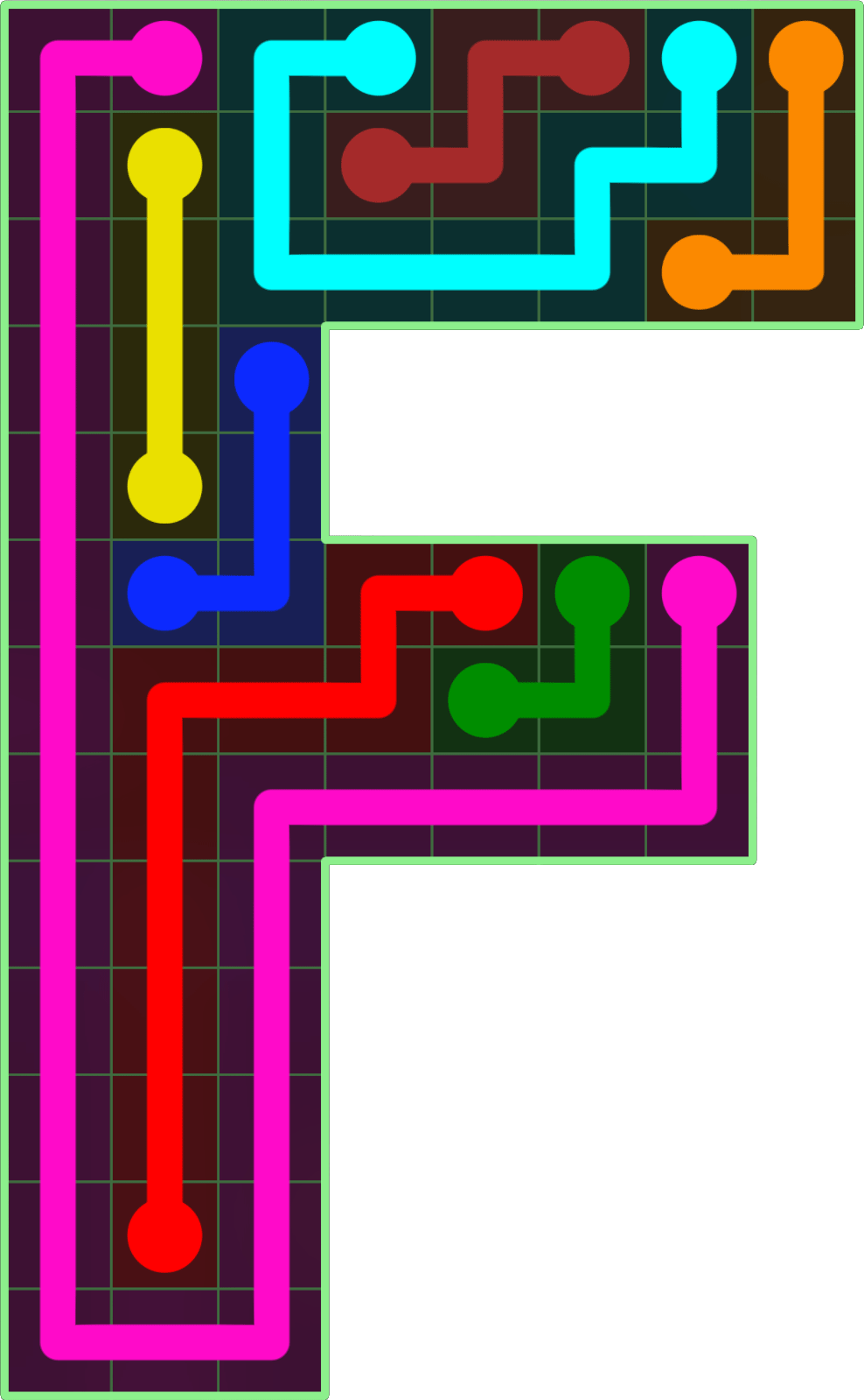 Flow Free 3957 Solution