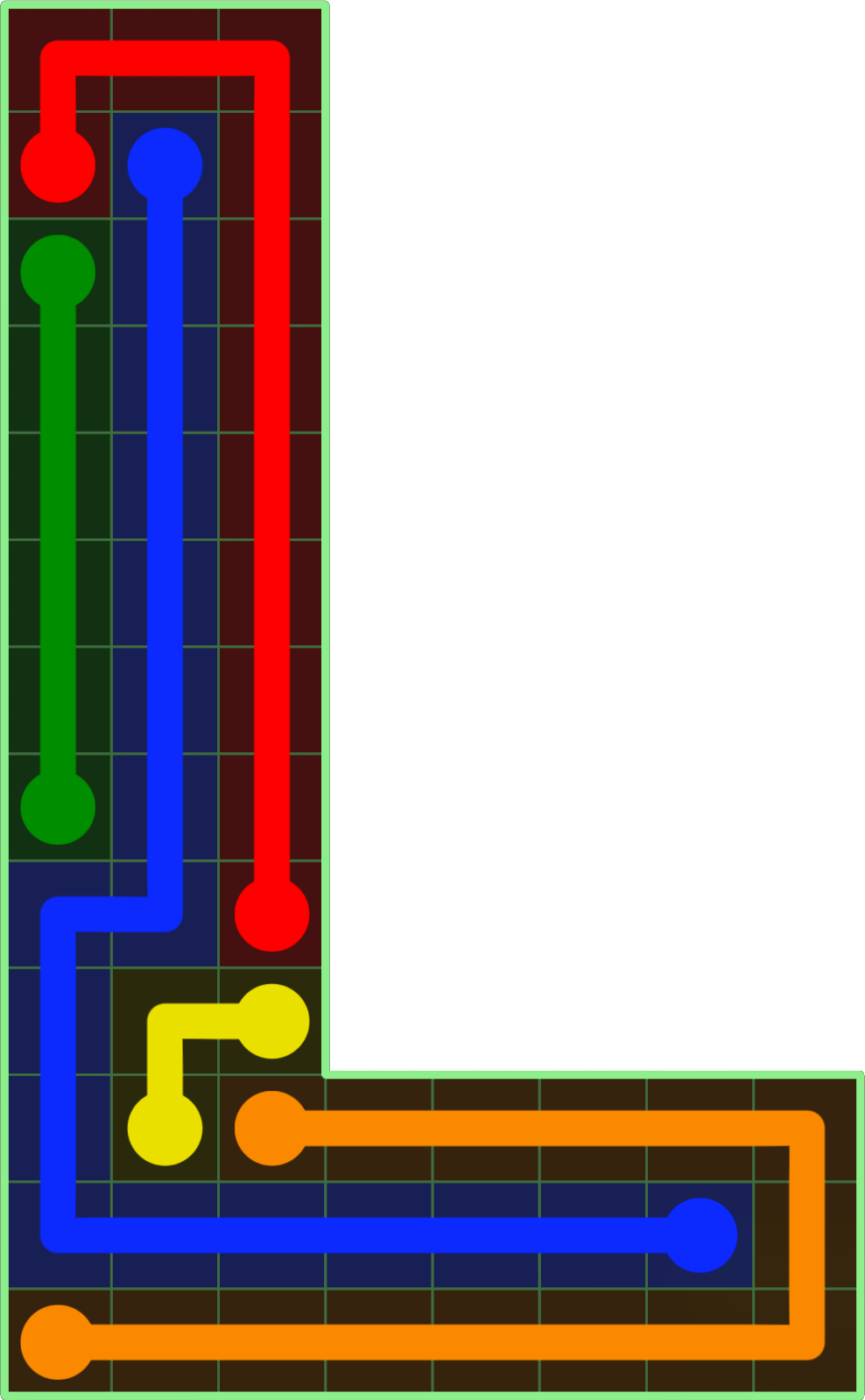 Flow Free 3972 Solution