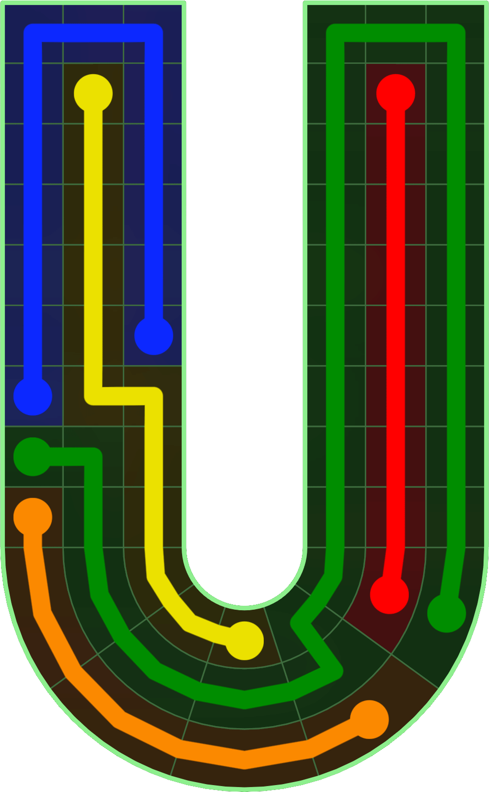 Flow Free 3981 Solution