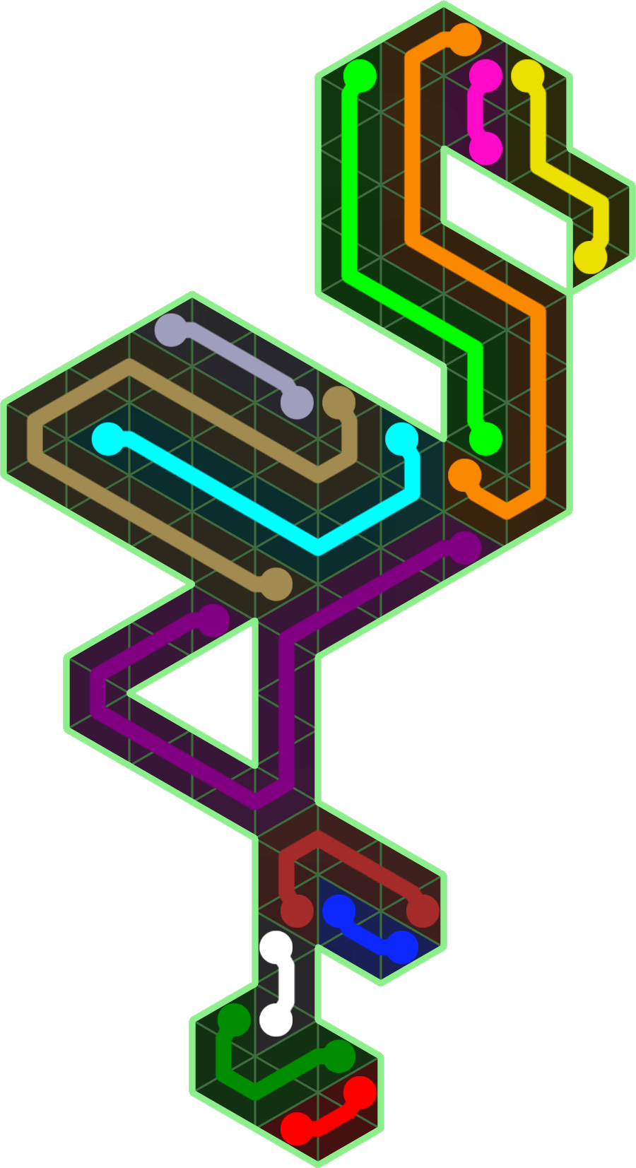 Flow Free 4076 Solution
