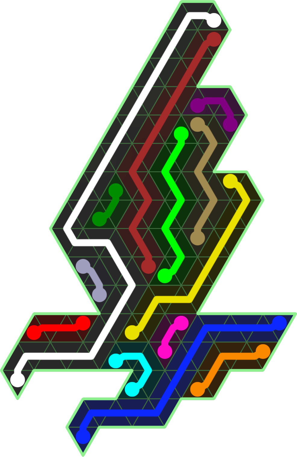 Flow Free 4078 Solution