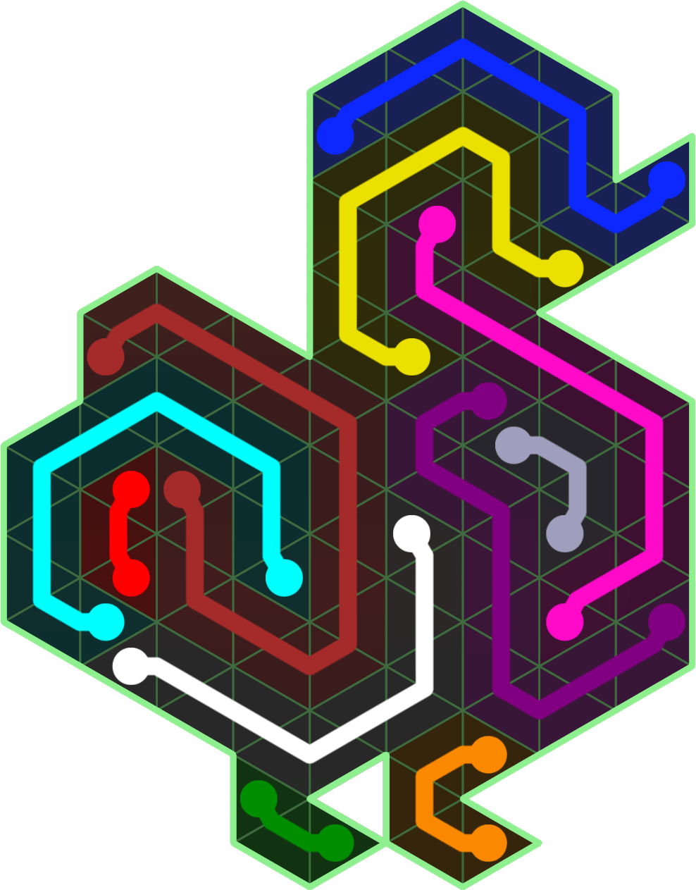 Flow Free 4132 Solution