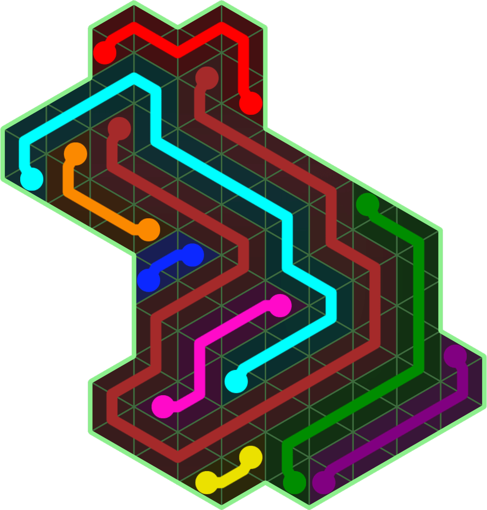 Flow Free 4137 Solution