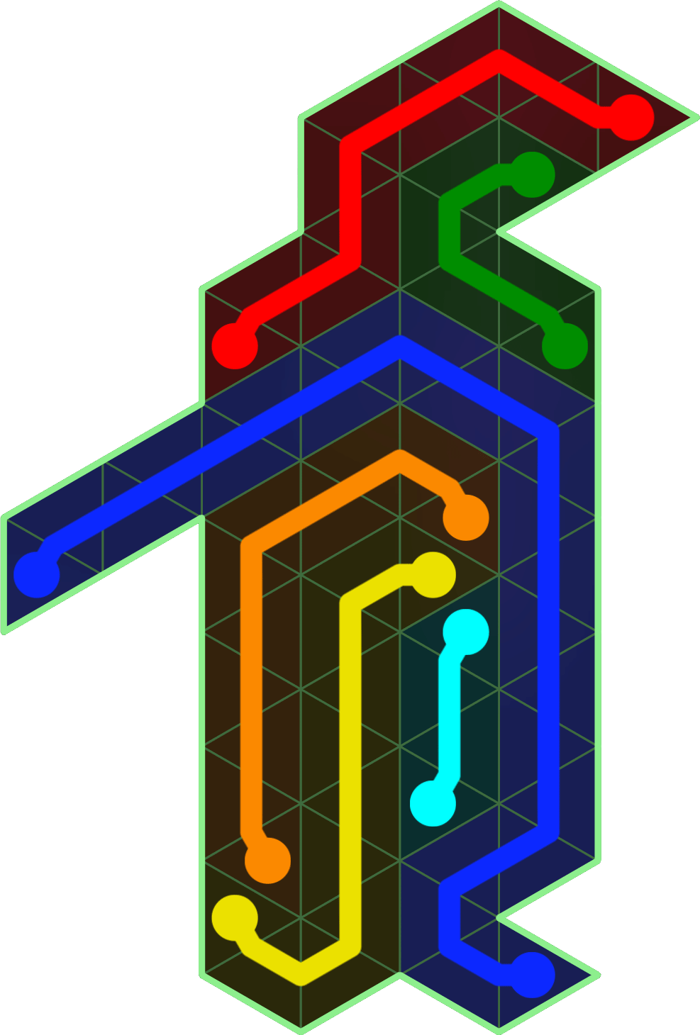 Flow Free 4114 Solution