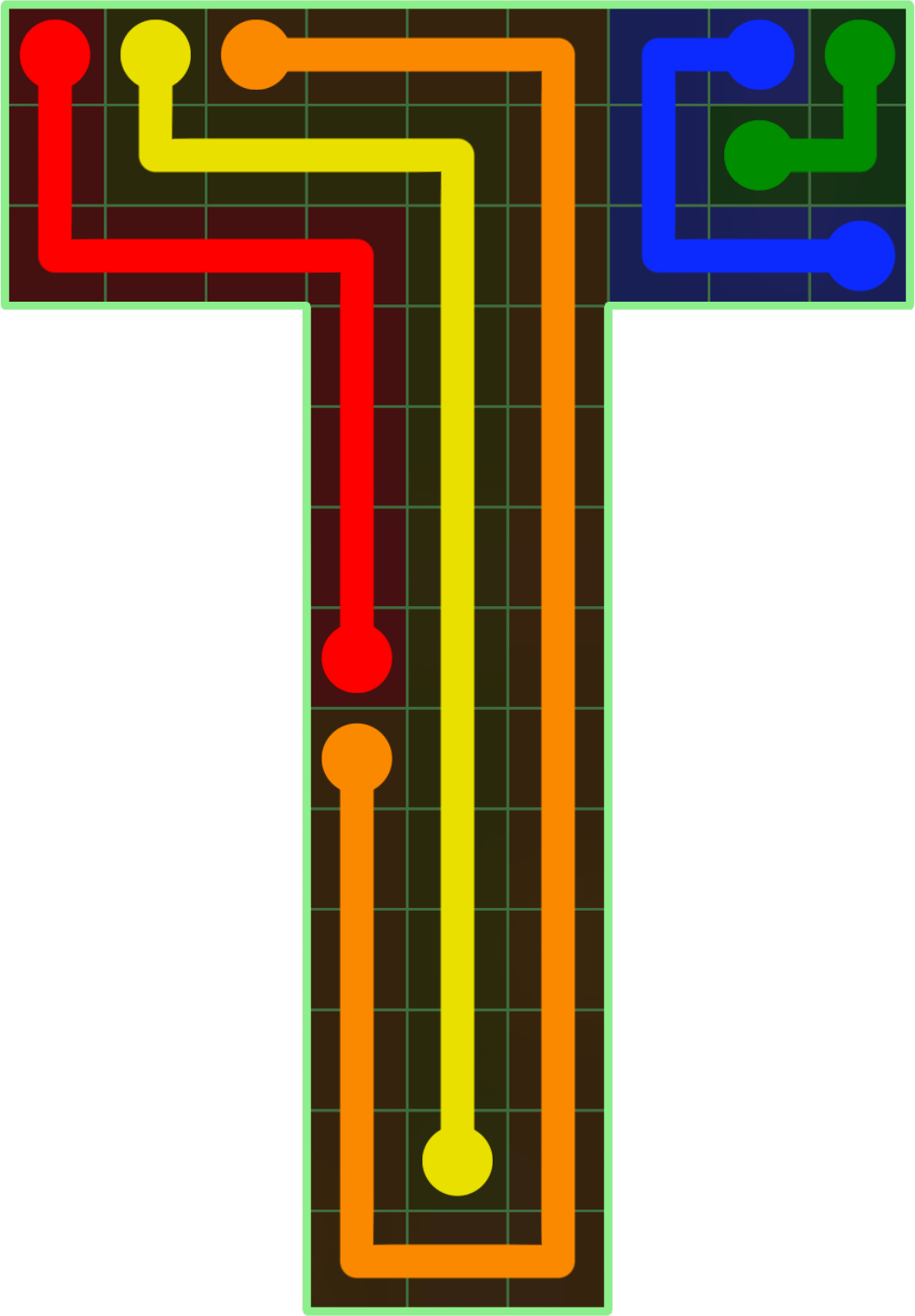 Flow Free 4325 Solution