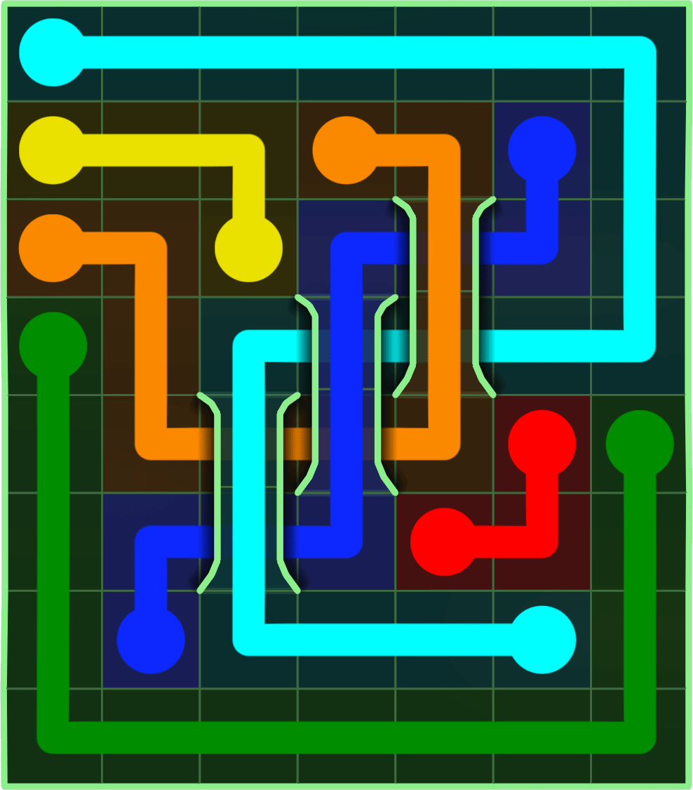 Flow Free 4446 Solution