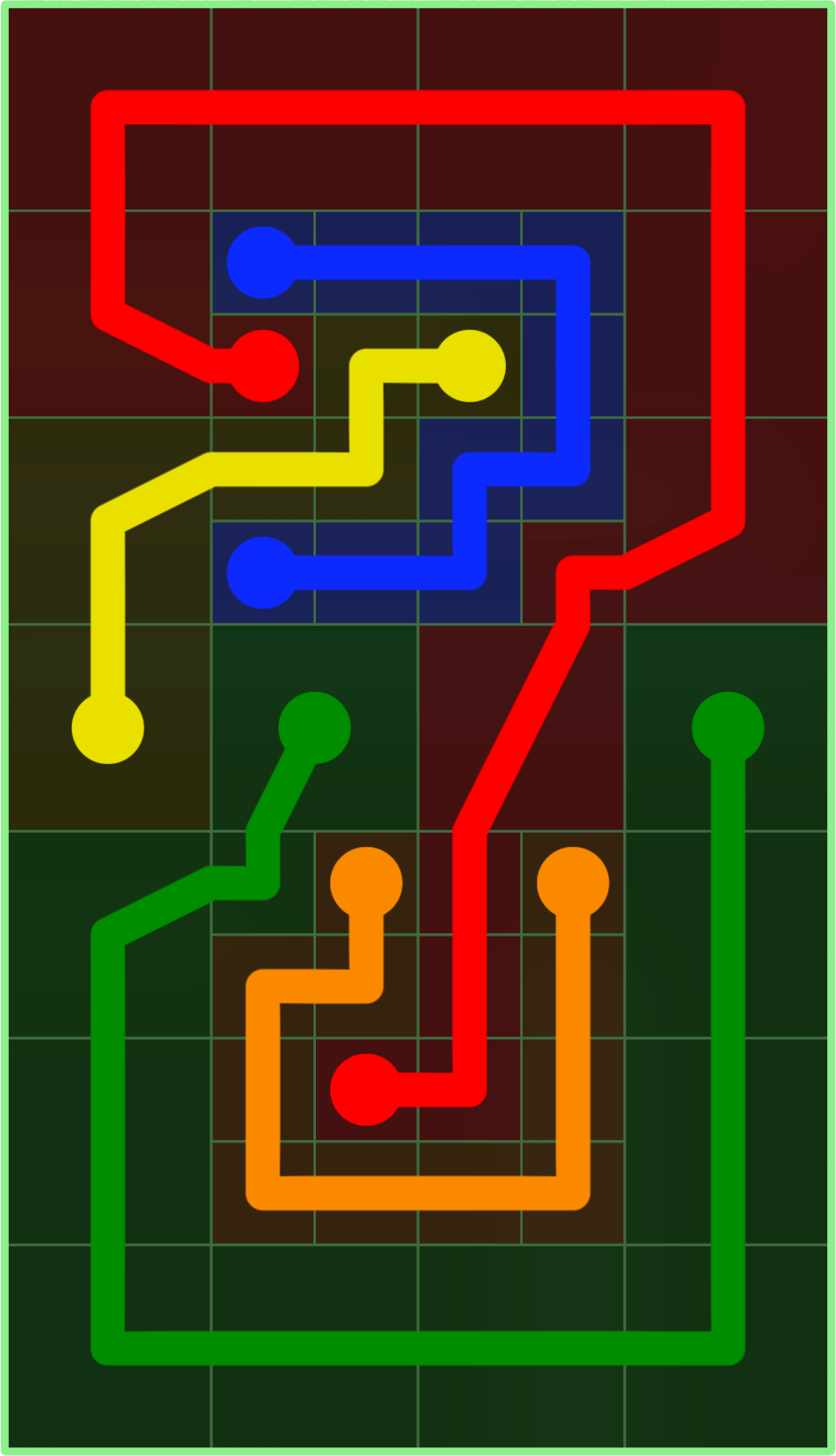 Flow Free 4447 Solution
