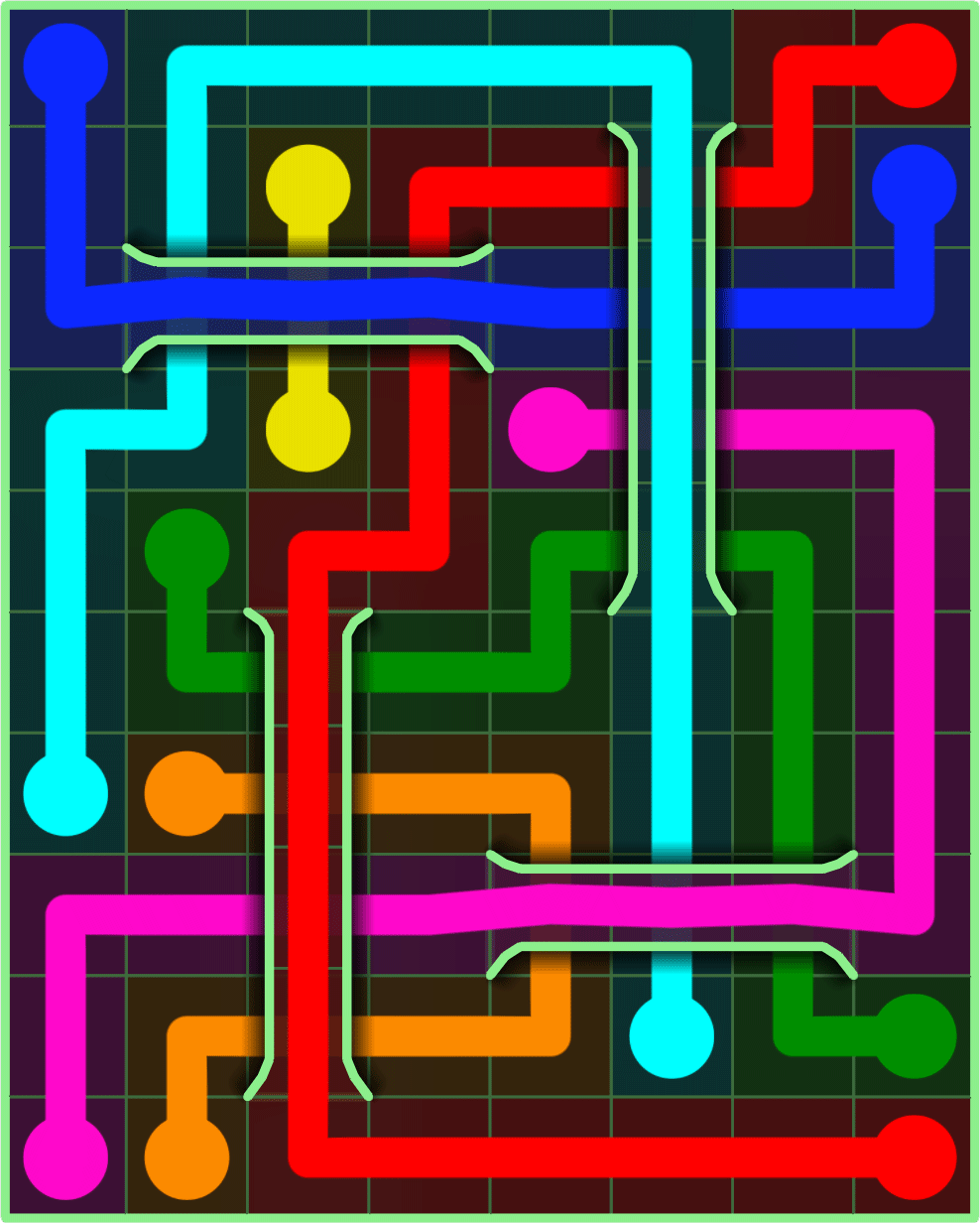 Flow Free 4373 Solution