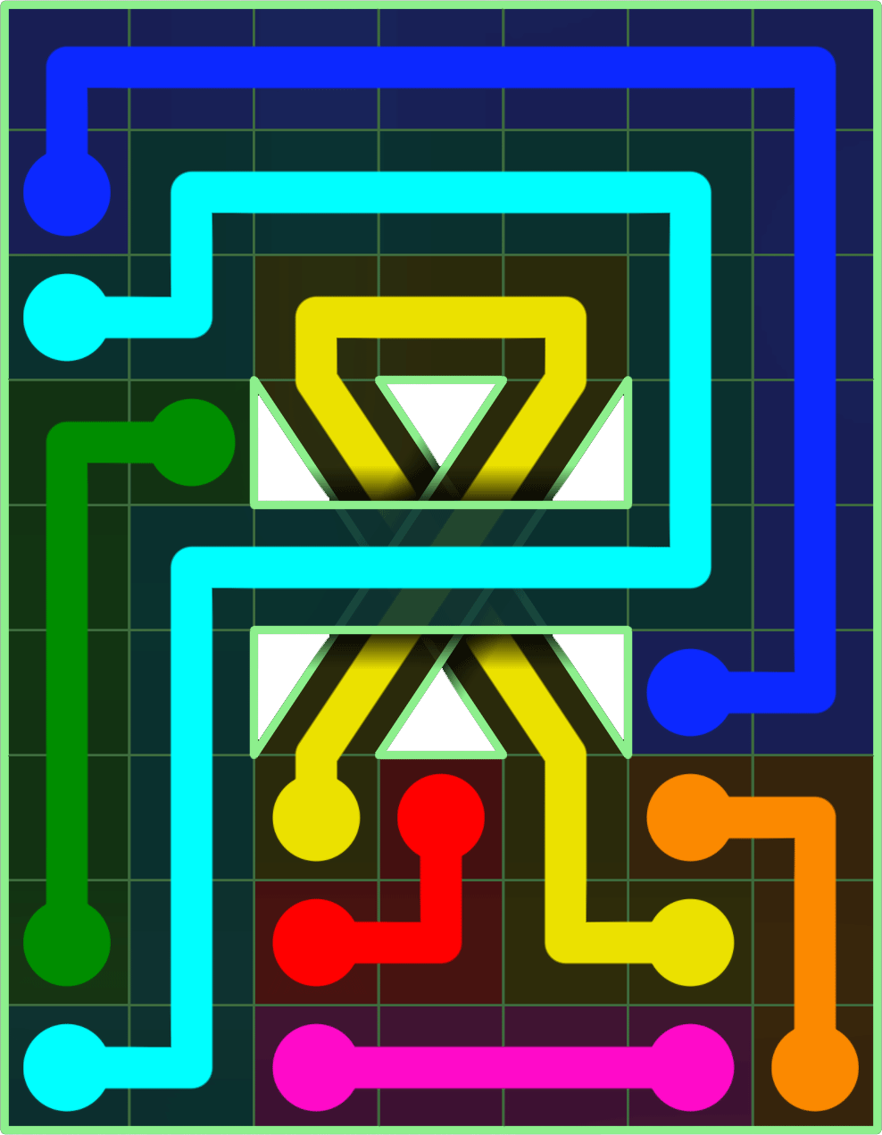 Flow Free 4407 Solution