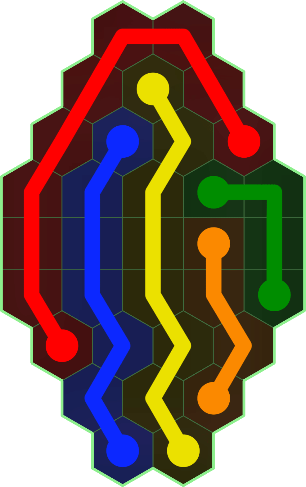 Flow Free 4203 Solution