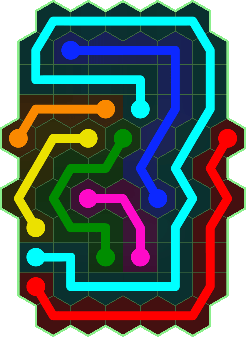 Flow Free 4279 Solution