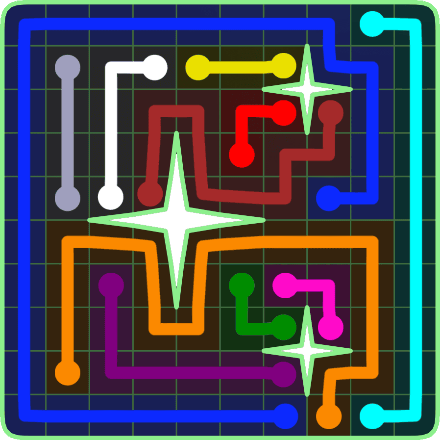 Flow Free 6554 Solution