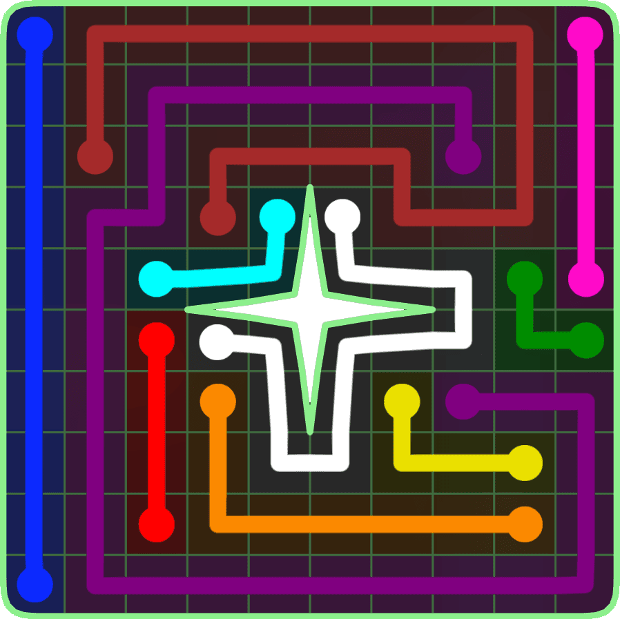 Flow Free 6556 Solution