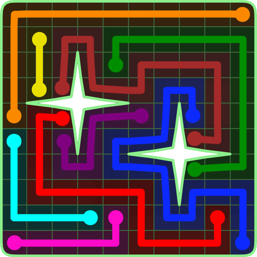 Flow Free 6568 Solution