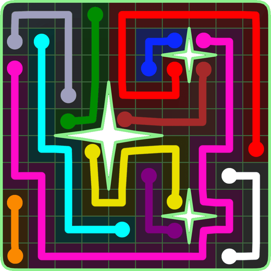 Flow Free 6544 Solution