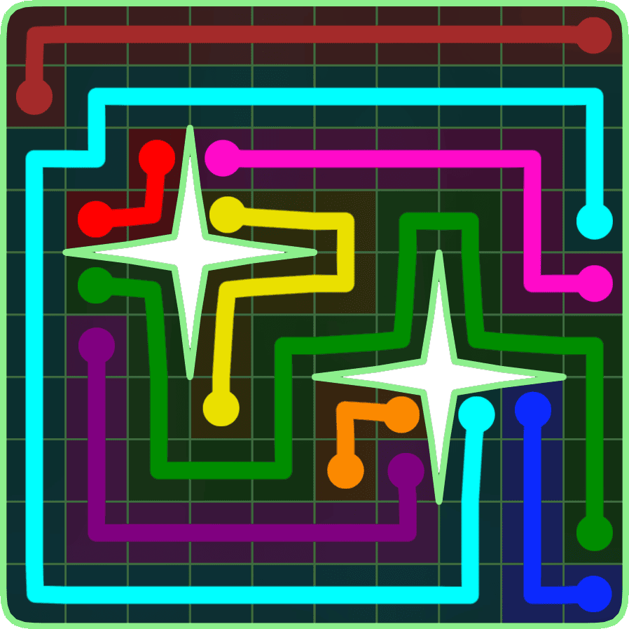 Flow Free 6548 Solution