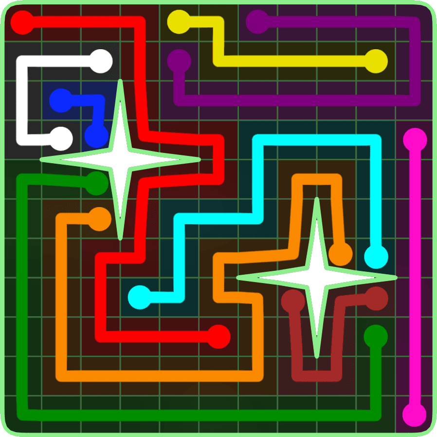 Flow Free 6578 Solution