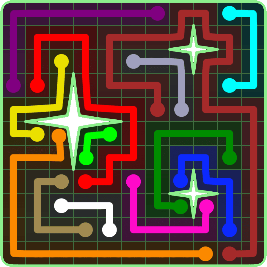 Flow Free 6594 Solution