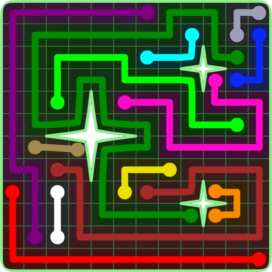 Flow Free 6604 Solution