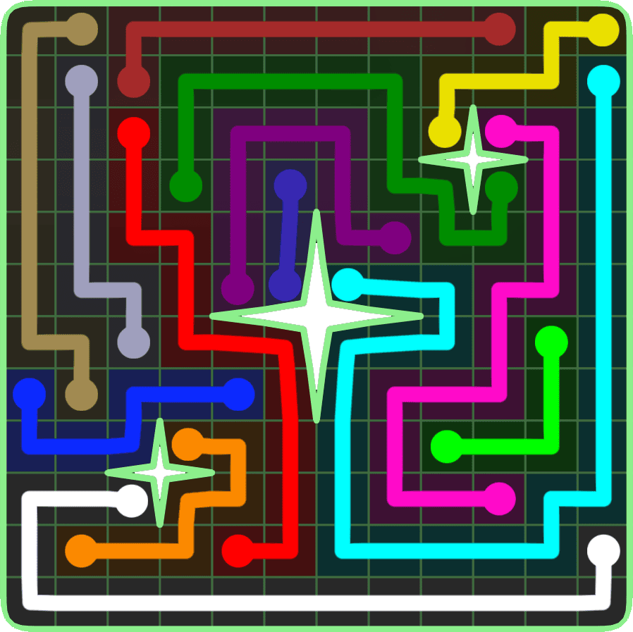 Flow Free 6605 Solution