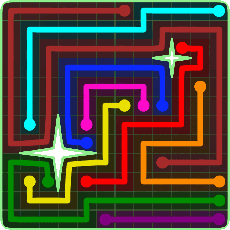 Flow Free 6607 Solution