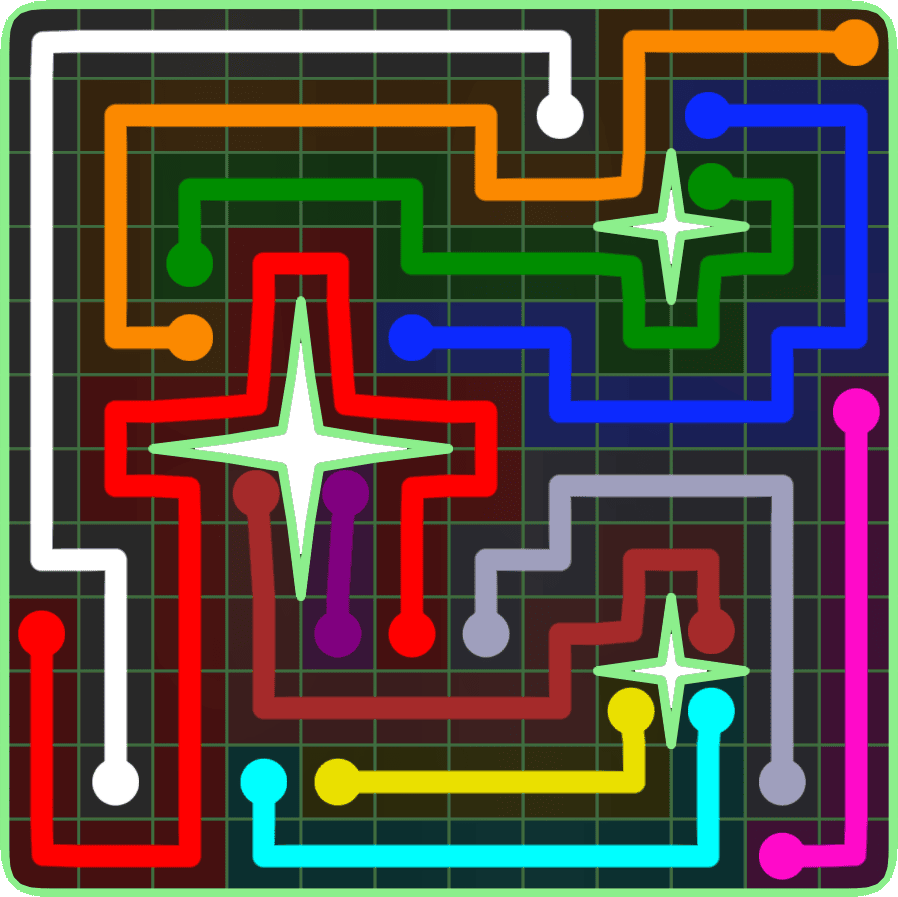 Flow Free 6609 Solution