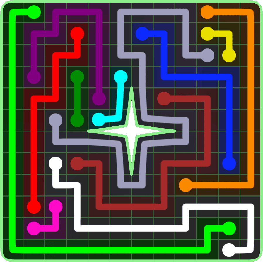 Flow Free 6611 Solution