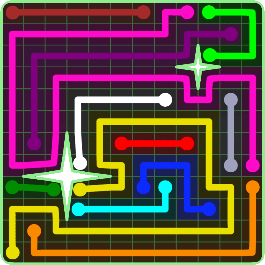 Flow Free 6612 Solution