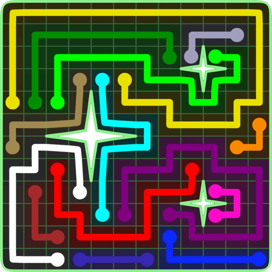 Flow Free 6614 Solution