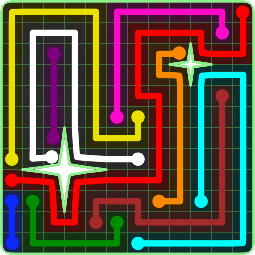 Flow Free 6617 Solution