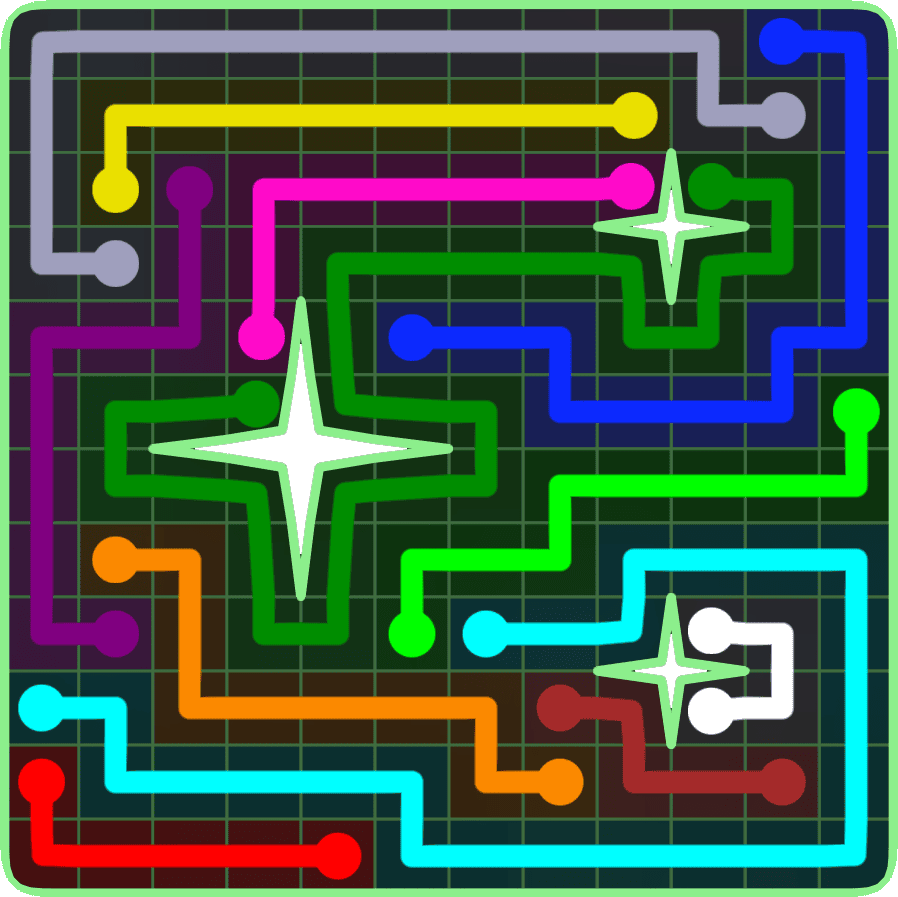 Flow Free 6619 Solution