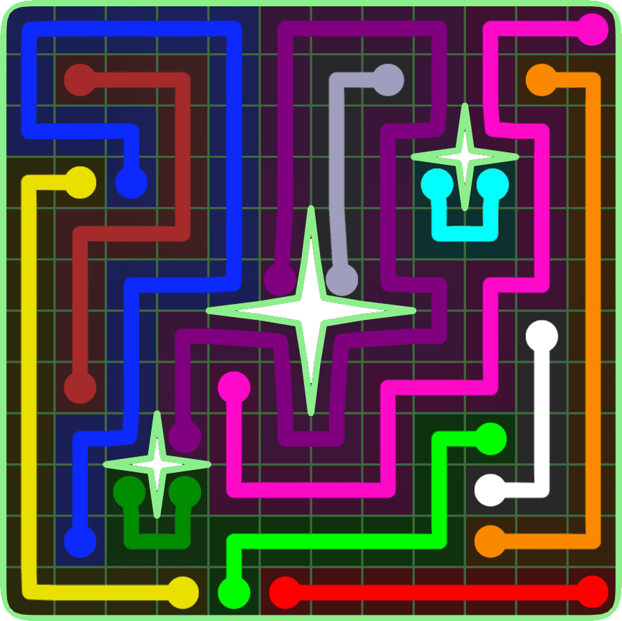 Flow Free 6620 Solution