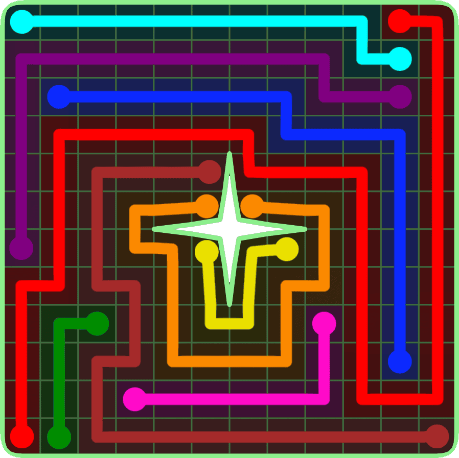 Flow Free 6621 Solution