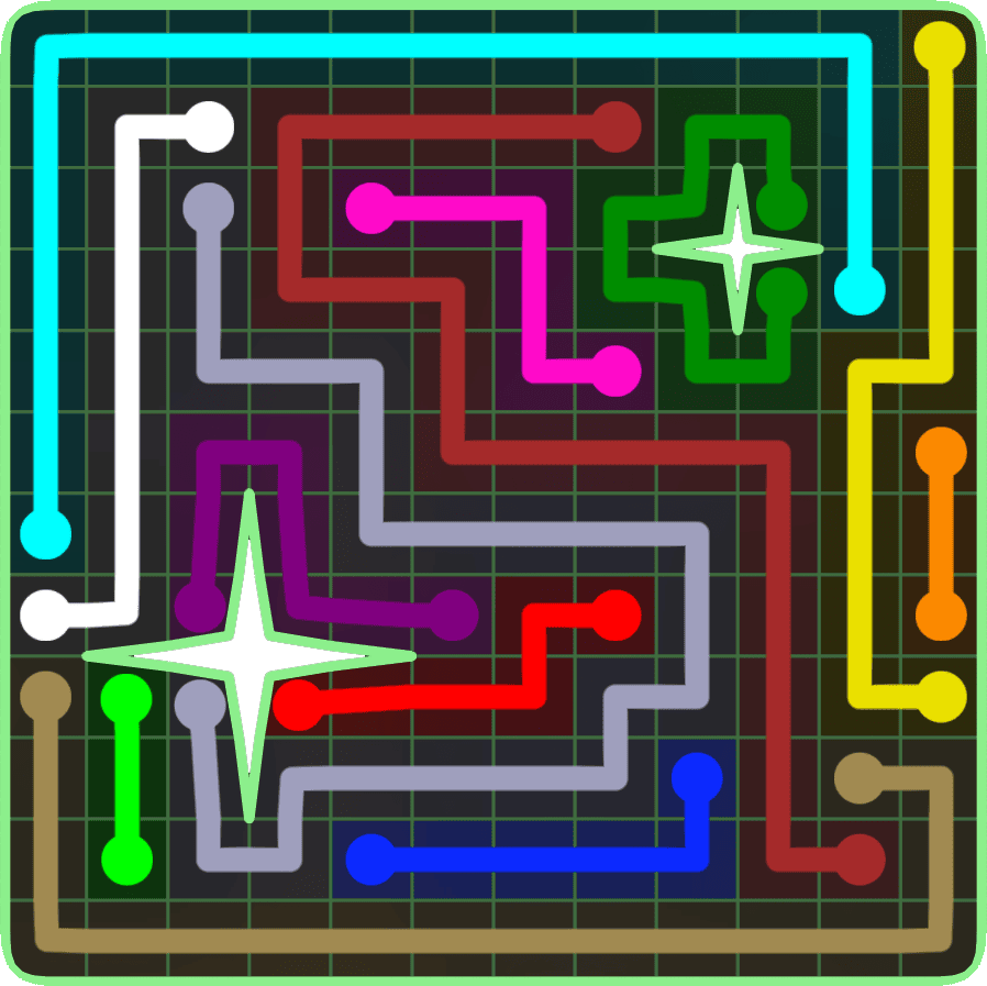 Flow Free 6622 Solution