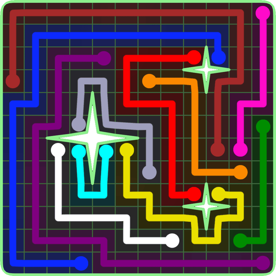 Flow Free 6629 Solution