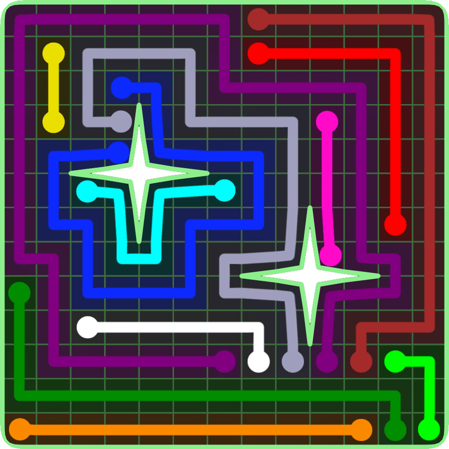 Flow Free 6643 Solution