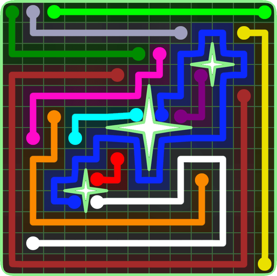 Flow Free 6645 Solution