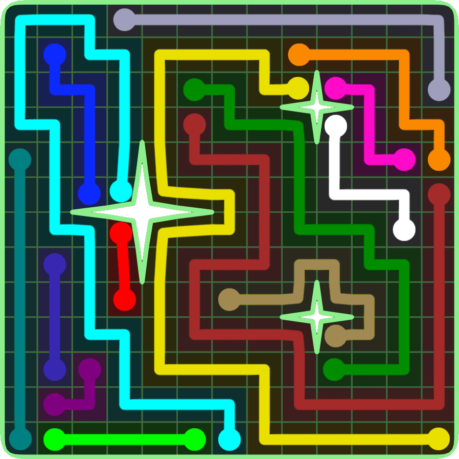 Flow Free 6654 Solution