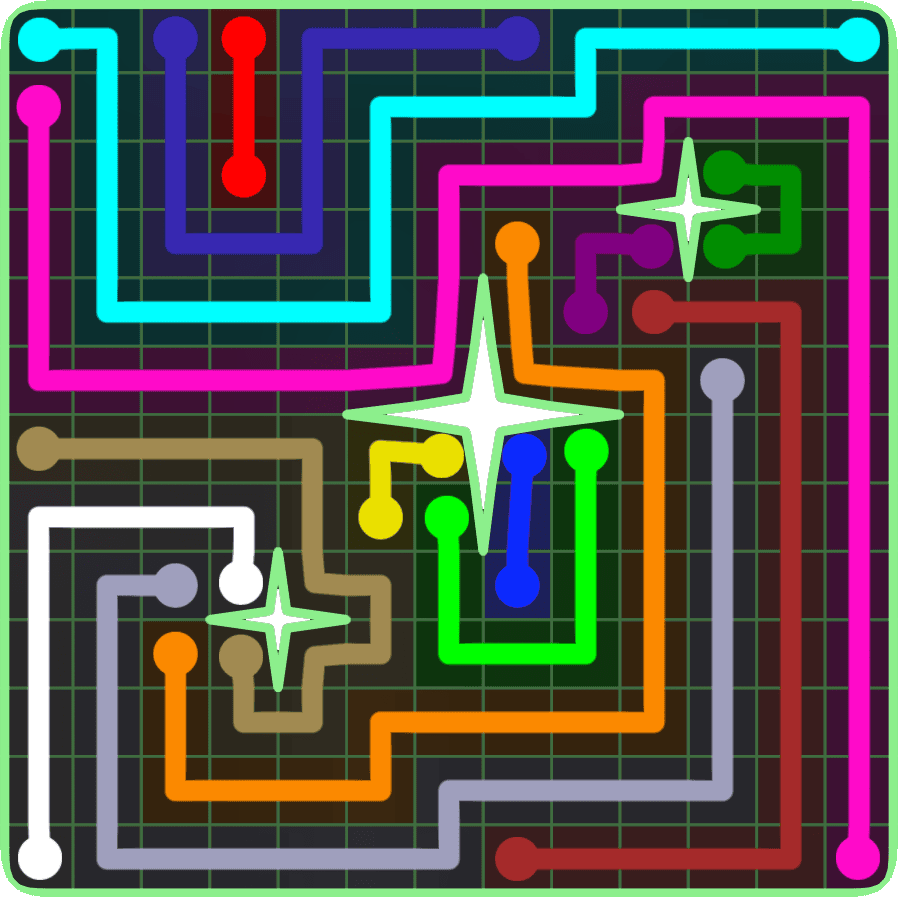 Flow Free 6655 Solution