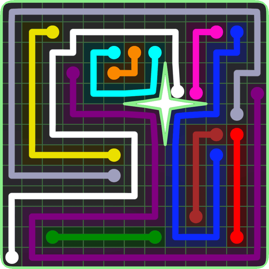 Flow Free 6656 Solution