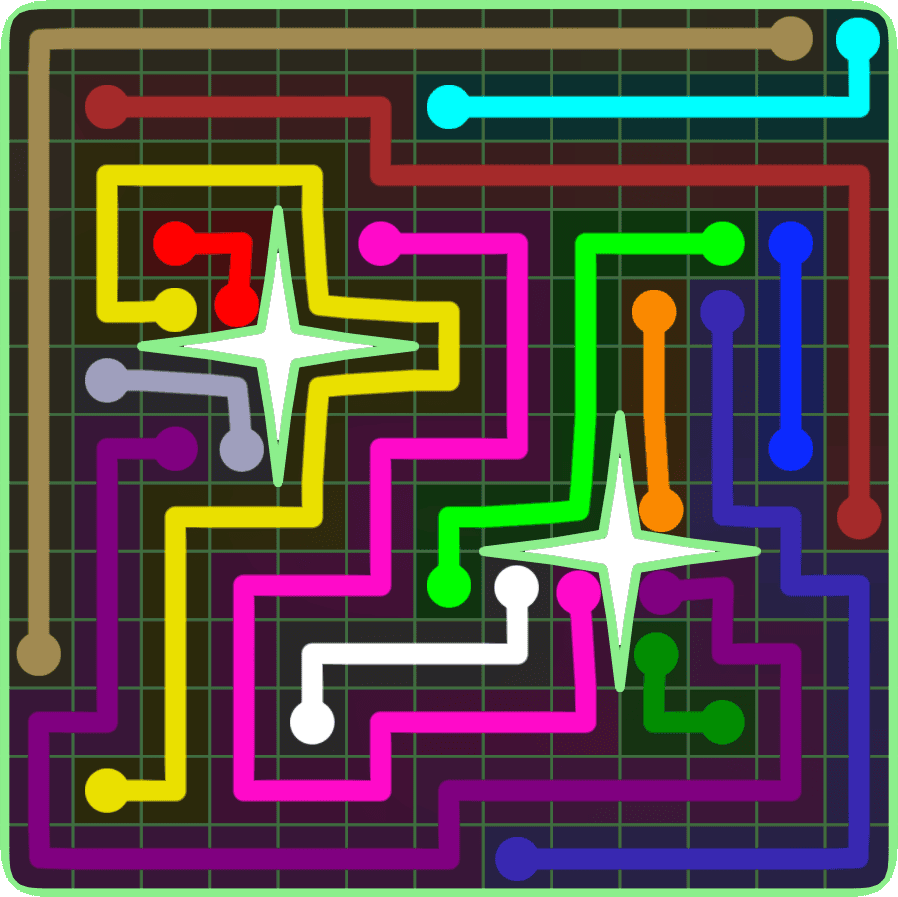 Flow Free 6658 Solution