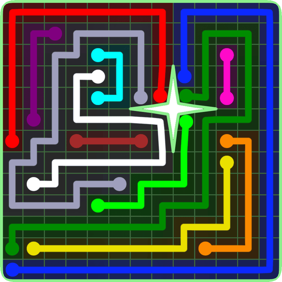 Flow Free 6631 Solution