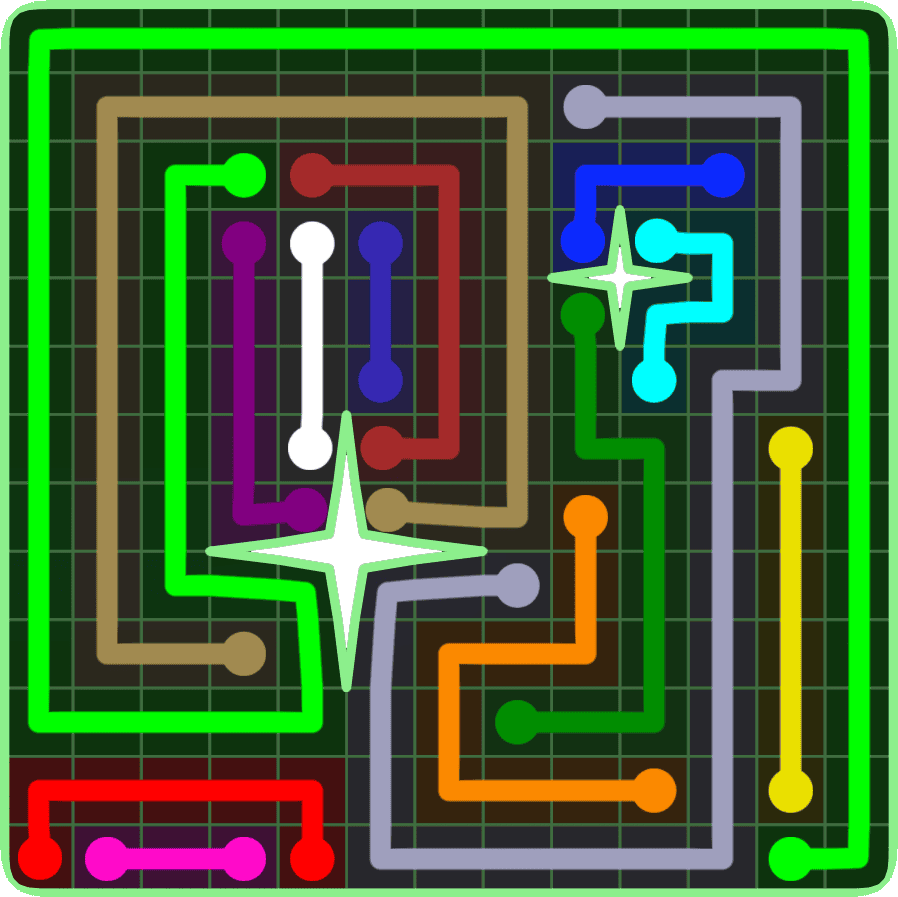 Flow Free 6632 Solution