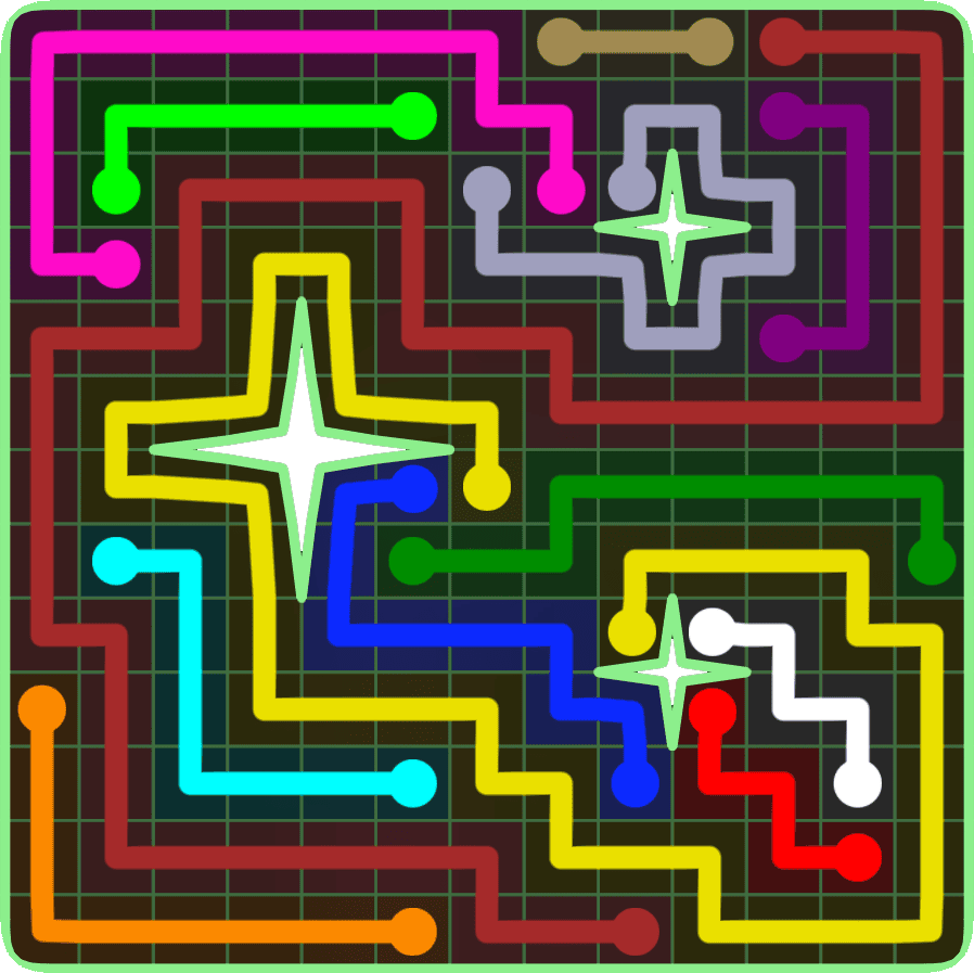 Flow Free 6634 Solution