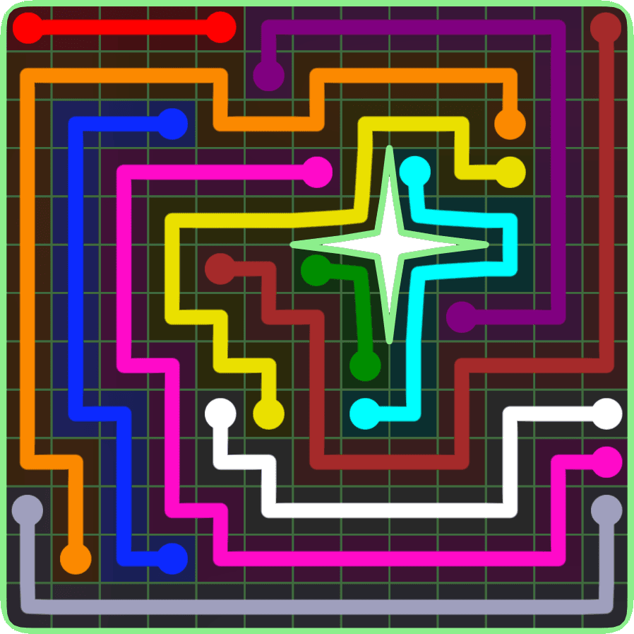 Flow Free 6636 Solution