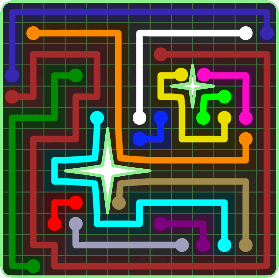 Flow Free 6637 Solution