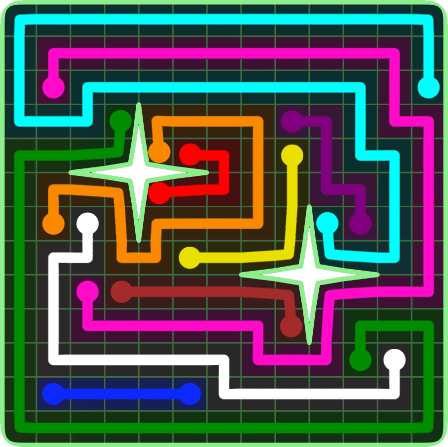 Flow Free 6638 Solution