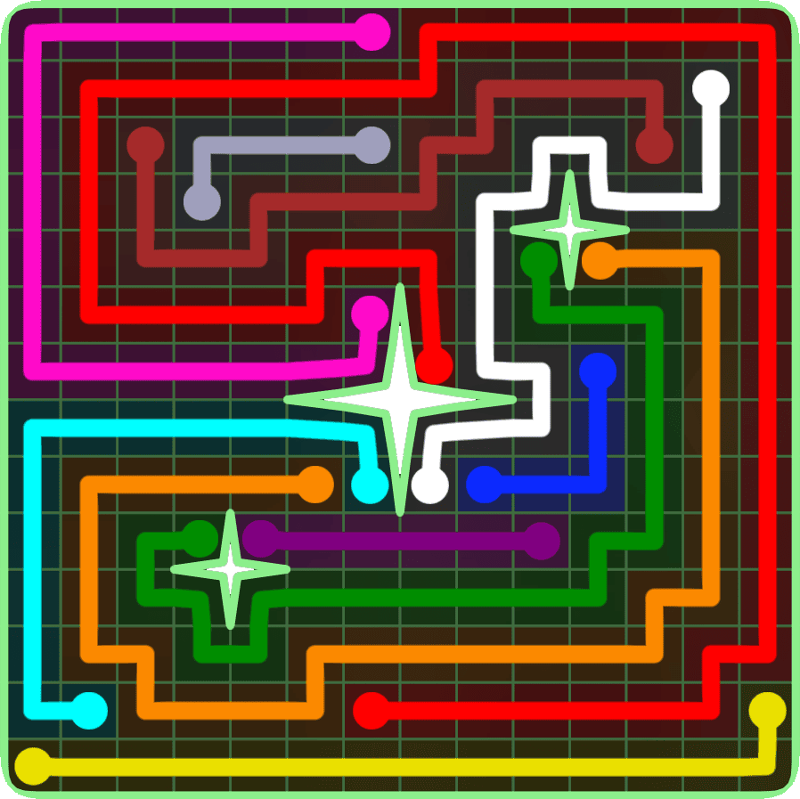 Flow Free 6665 Solution