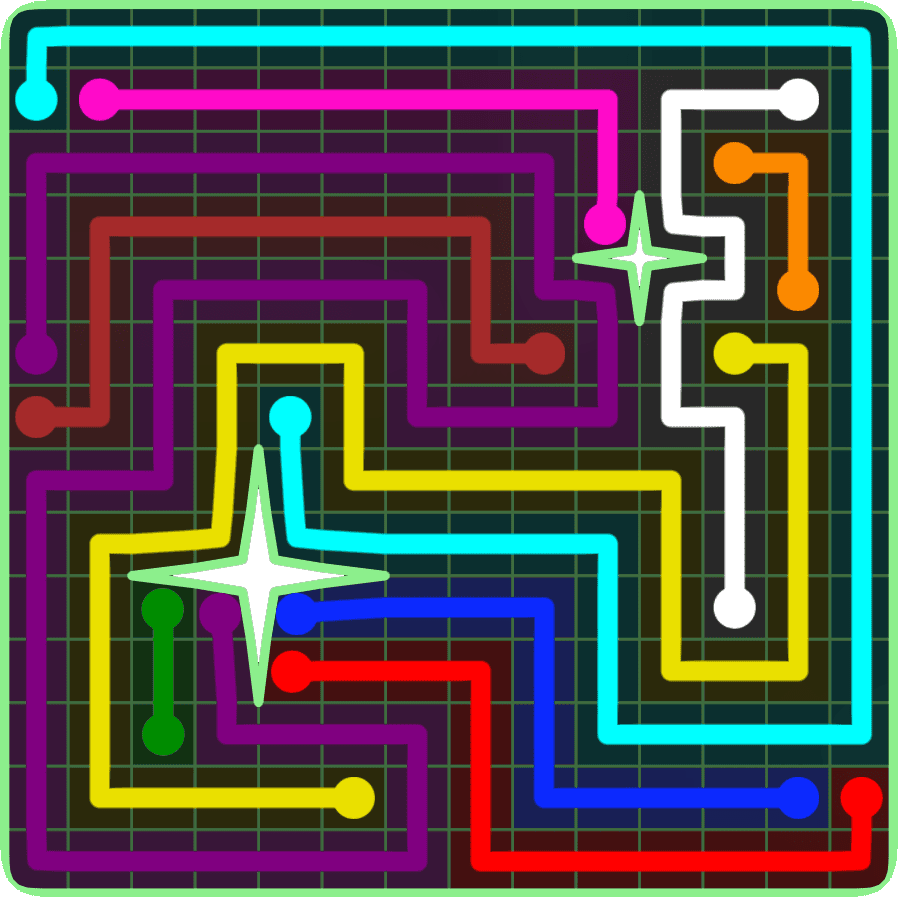 Flow Free 6667 Solution